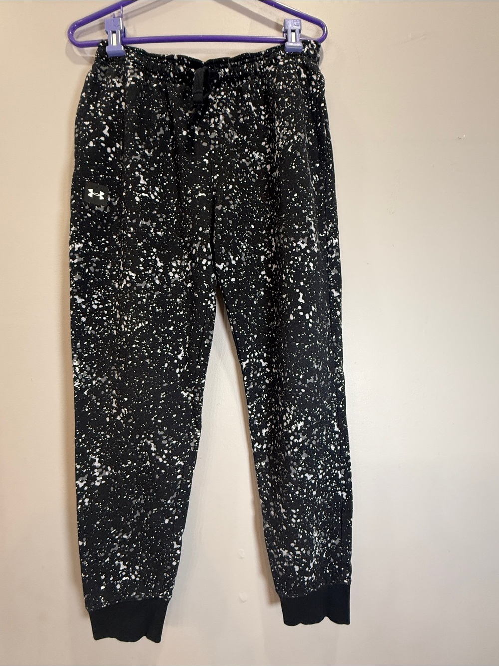 Under Armour Black Speckled Kids' Jogger Sweatpants